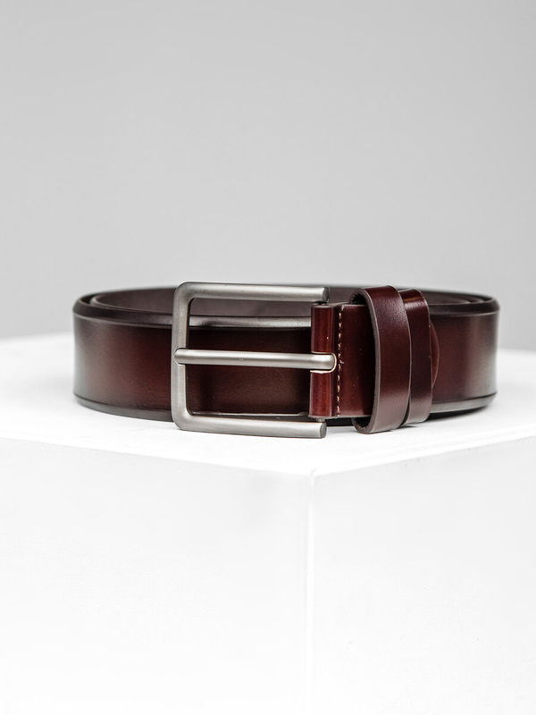 Homme Ceinture en cuir Marron Bolf 831-3