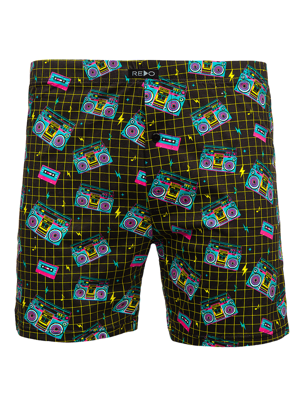 Boxer en coton pour homme rose Bolf 1BB162