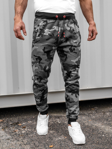 Pantalon de sport pour homme camo-graphite Bolf KZ15A