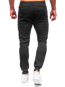 Pantalon jogger cargo pour homme noir Bolf HW2173
