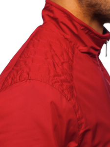 Blouson de transition rouge pour homme Bolf 1907-1