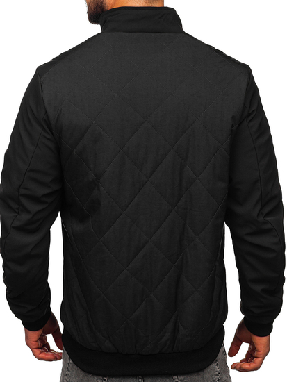 Blouson de transition matelassé pour homme noir Bolf 84M3022