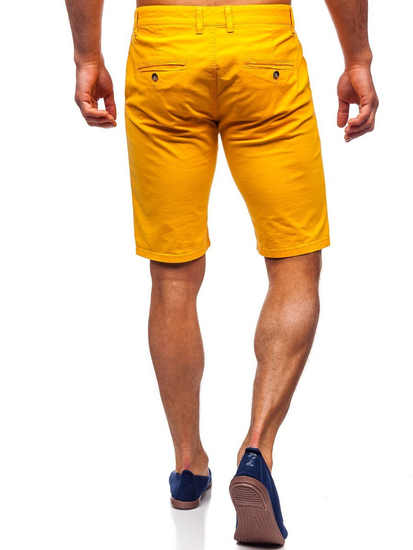 Short jaune pour homme Bolf 1142