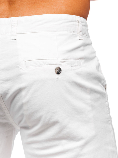 Short blanc pour homme Bolf 1140