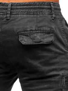 Pantalon jogger cargo pour homme graphite Bolf 8983