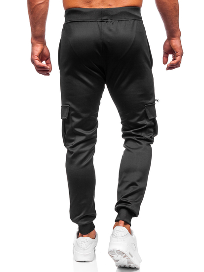 Pantalon sportif noir pour homme Bolf K10287