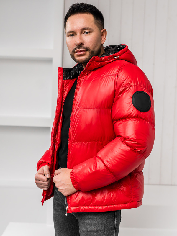 Homme Blouson d'hiver matelassé Rouge Bolf 5M3198A1