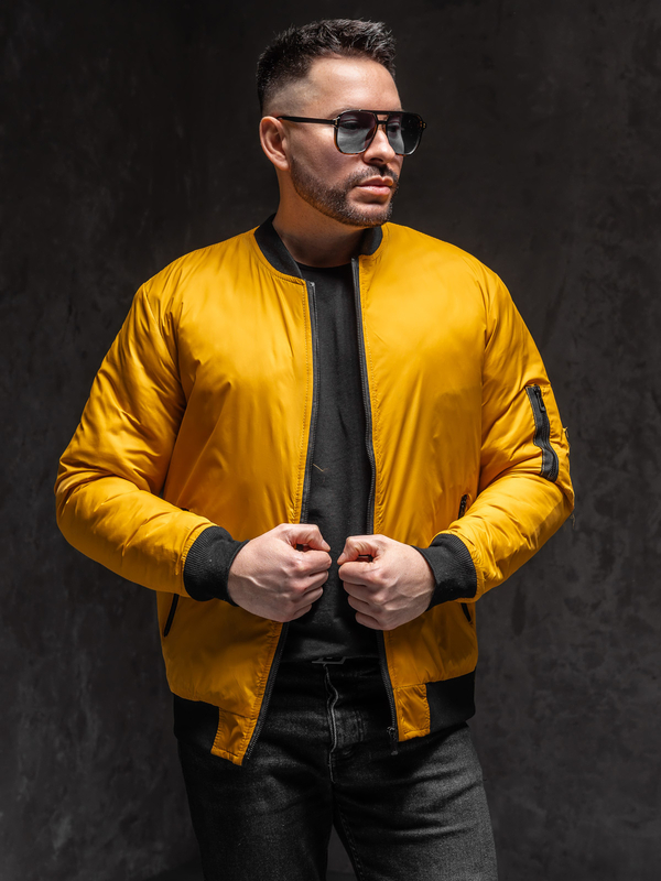 Homme Blouson bomber de transition Camel Bolf AK95A1