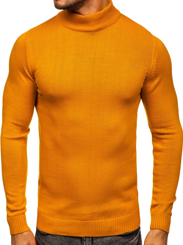 Pull à col roulé pour homme camel Bolf 4600