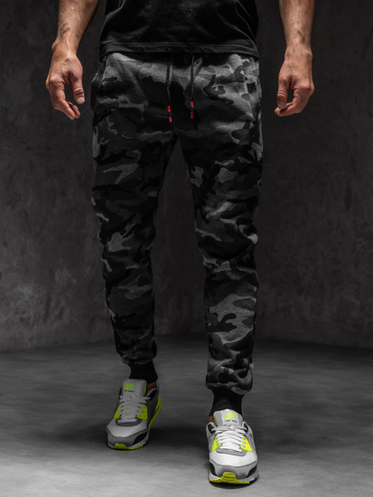 Homme Pantalon de sport Camo-Graphite Bolf KZ15A1