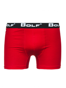 Boxer pour homme rouge Bolf 0953-2P 2 PACK