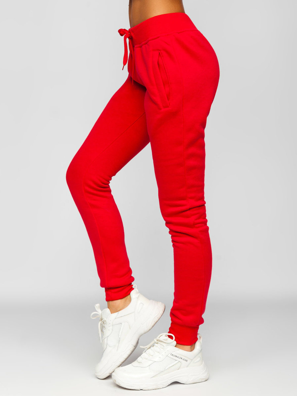 Pantalon de sport pour femme rouge Bolf CK-01