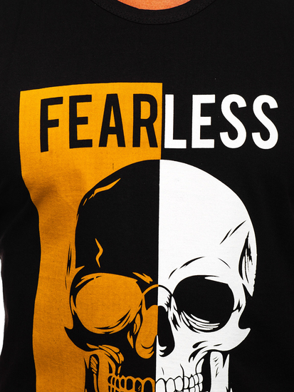 Tank top avec imprimé noir Bolf 14819