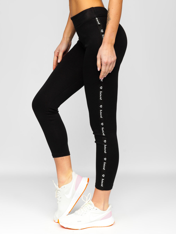 Legging pour femme noir Bolf TS215