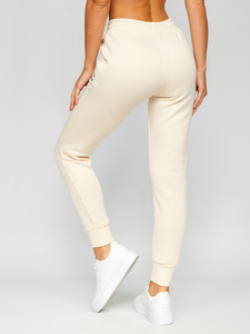 Femme Pantalon de sport Beige Bolf F23350