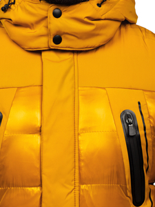 Blouson d'hiver matelassé pour homme camel Bolf 99527