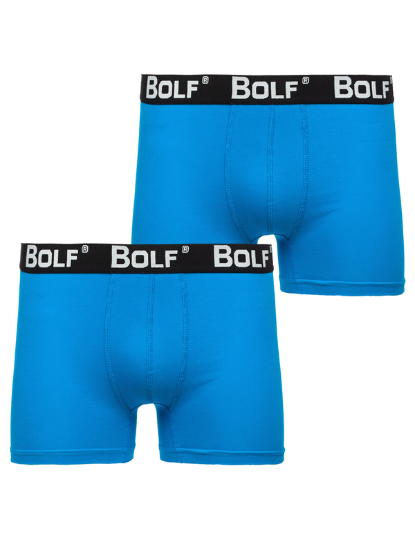 Boxer pour homme bleu clair Bolf 0953-2P 2 PACK