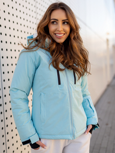 Blouson d'hiver de sport pour femme bleu clair Bolf HH012