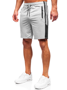 Homme Pantalon court Gris Bolf 68006