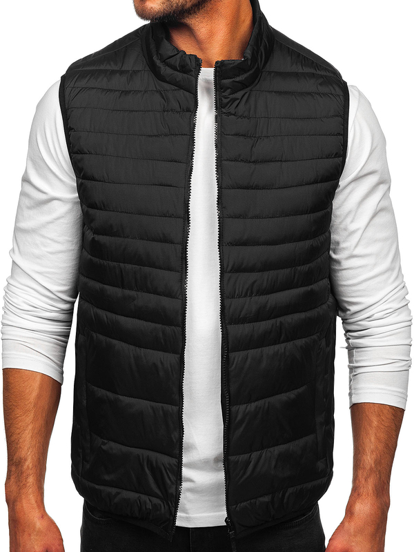 Homme Gilet matelassé Noir Bolf 31M5067