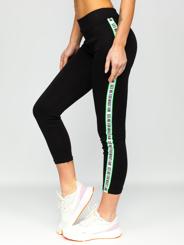 Legging pour femme noir Bolf TS217