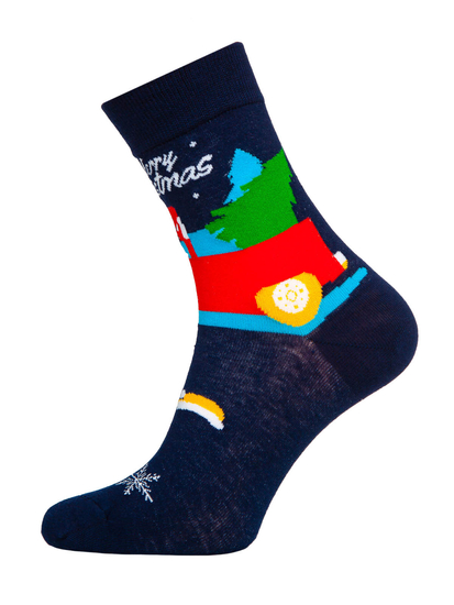 Homme Chaussettes de Noël Multicolore Bolf M898-4P 4 PACK