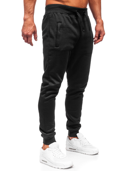 Pantalon jogger pour homme noir Bolf XW06