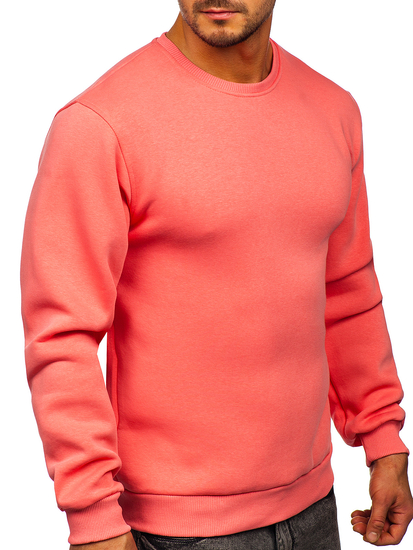 Sweat-shirt corail sans capuche pour homme Bolf 2001  