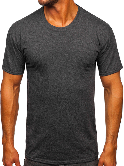 Homme T-shirt basic Graphite Bolf B10