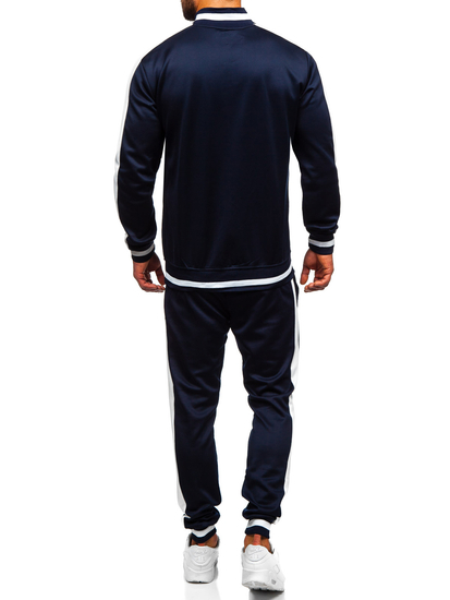 Survêtement pour homme bleu foncé Bolf 8C99