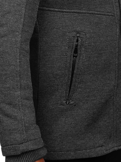 Manteau d'hiver pour homme gris Bolf 88803