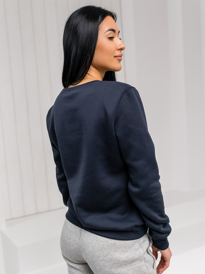 Femme Sweat-shirt Bleu foncé Bolf W01A1