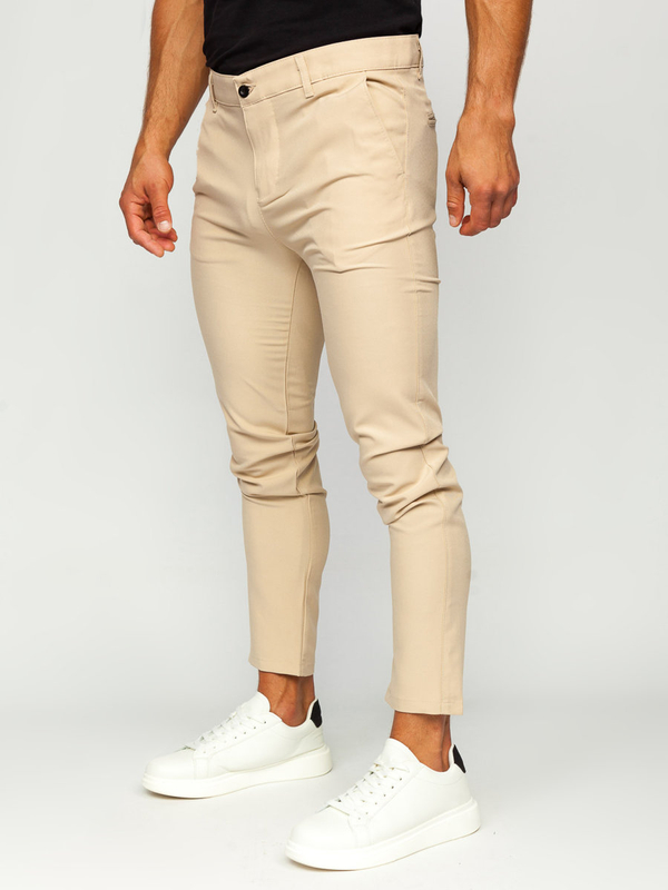 Homme Chino en matériau Beige Bolf 0031