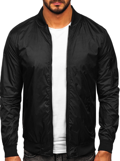 Blouson bomber de transition pour homme noir Bolf 5M708