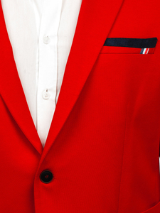 La veste décontractée pour homme rouge Bolf 1652