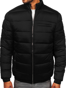 Homme Blouson d'hiver matelassé Noir Bolf 31M5015
