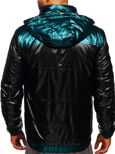 Blouson de transition matelassé de sport pour homme noir Bolf 2145
