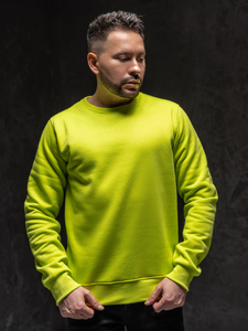 Homme Sweat-shirt Vert-Neon Bolf 2001A1