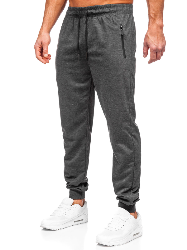 Pantalon jogger de sport pour homme graphite Bolf JX6105