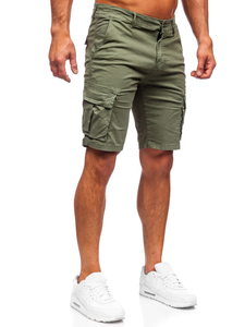Pantalon court short cargo vert pour homme Bolf YF2225