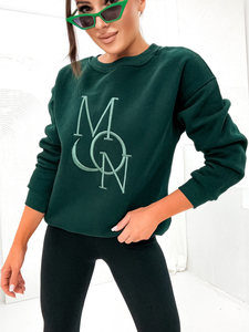 Femme Sweat imprimé chaud Bottle Vert Bolf VE77