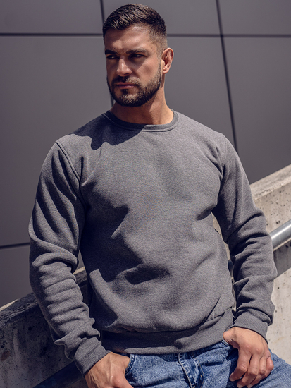 Homme Sweat-shirt Anthracite Bolf 2001A2