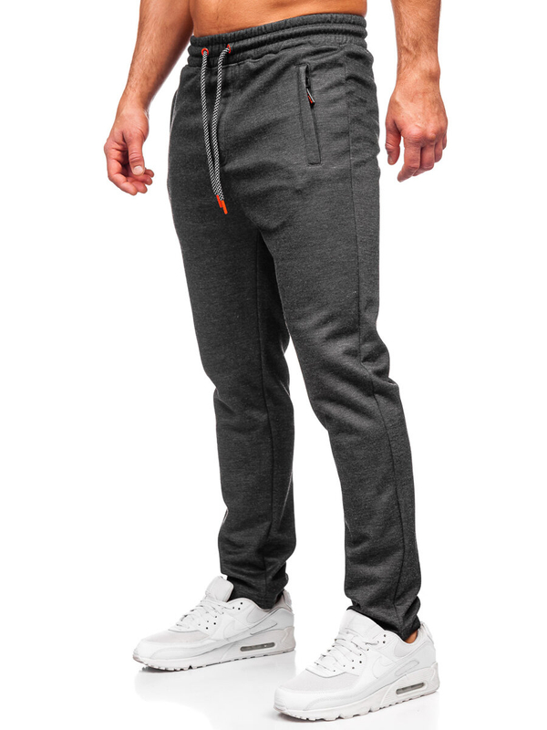 Homme Pantalon de sport chaud Noir Bolf Q1081
