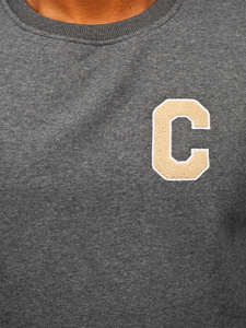 Homme Sweat-shirt imprimé Graphite Bolf MF2019