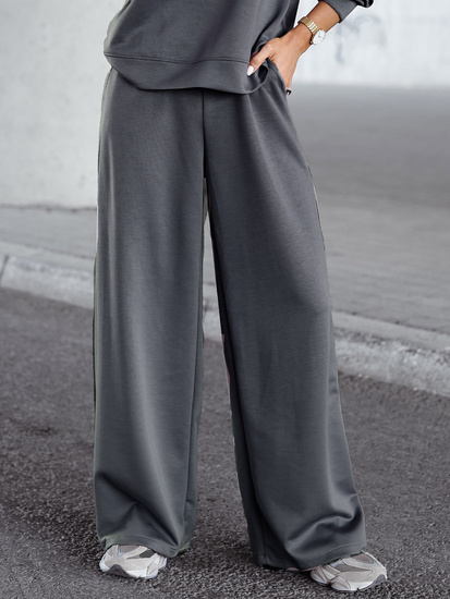 Survêtement deux pièces zippé femme Beurre Graphite Bolf 821111