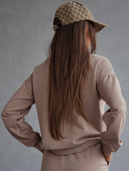 Ensemble de survêtement deux pièces femme cappuccino Bolf 82162