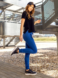 Pantalon de sport pour femme bleu Bolf CK-01B