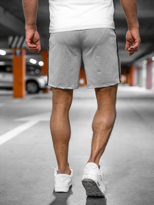 Short de sport pour homme gris Bolf 68058A