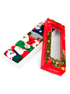 Homme Chaussettes avec le thème de Noël Multicolore-1 Bolf M898-7P-1 7 PACK