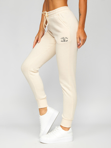 Femme Pantalon de sport Beige Bolf F23350